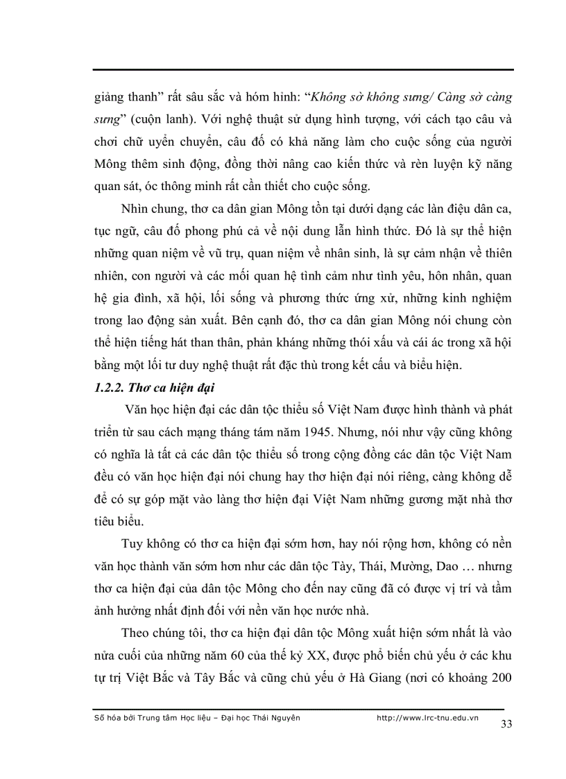 image for page Một số đặc điểm của thơ ca dân tộc mông thời kỳ hiện đại từ 1945 đến nay