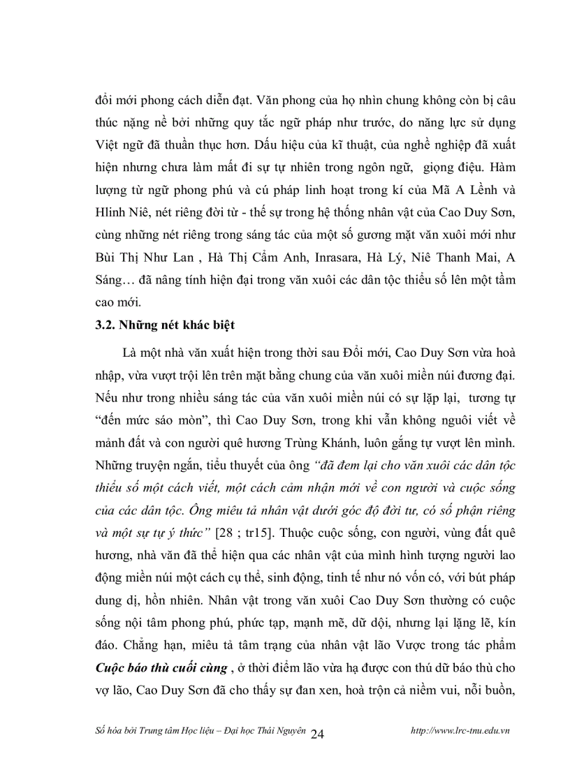 image for page Đặc điểm truyện ngắn Cao Duy Sơn