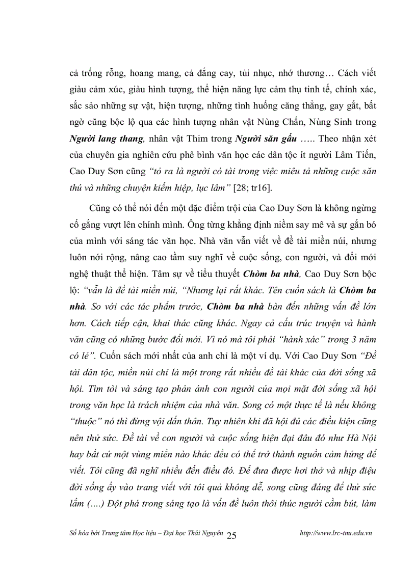 image for page Đặc điểm truyện ngắn Cao Duy Sơn