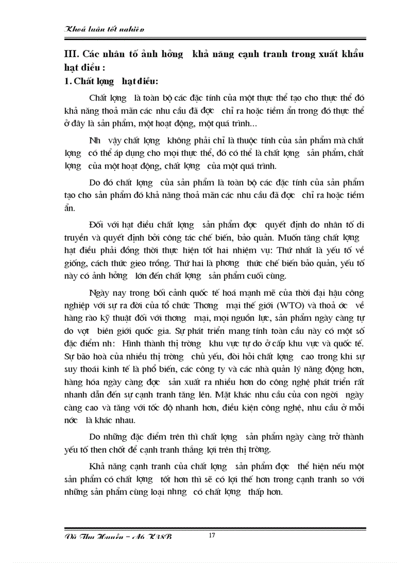 image for page Một số giải pháp nhằm nâng cao khả năng cạnh tranh của việt nam về xuất khẩu hạt điều