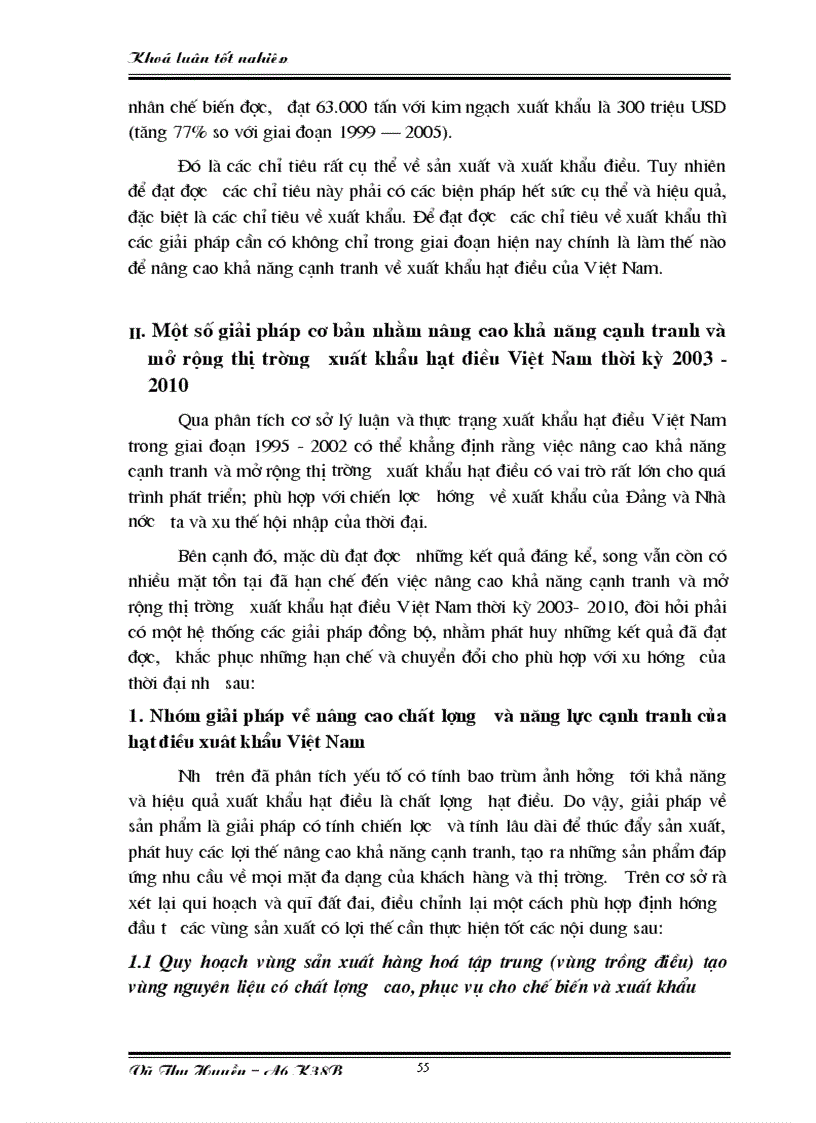 image for page Một số giải pháp nhằm nâng cao khả năng cạnh tranh của việt nam về xuất khẩu hạt điều
