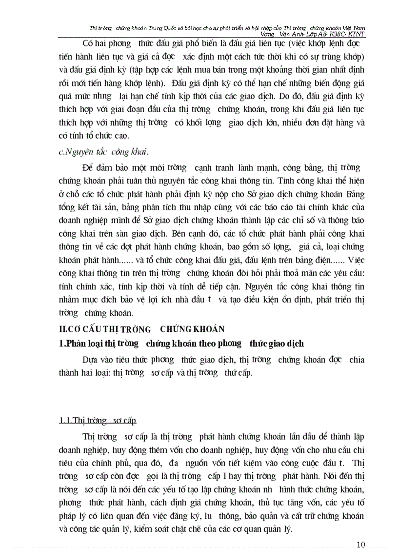 image for page Thị trường chứng khoán trung quốc và bài học đối với sự phát triển và hội nhập của thị trường chứng khoán việt nam