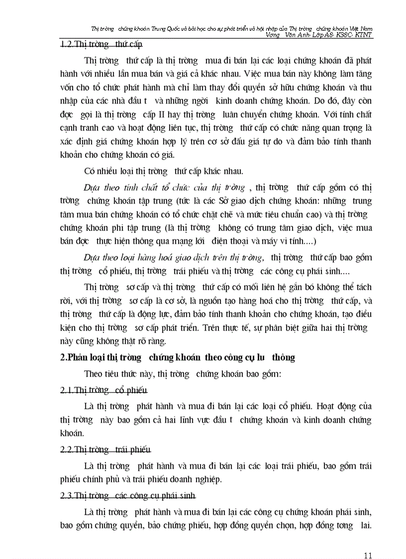 image for page Thị trường chứng khoán trung quốc và bài học đối với sự phát triển và hội nhập của thị trường chứng khoán việt nam