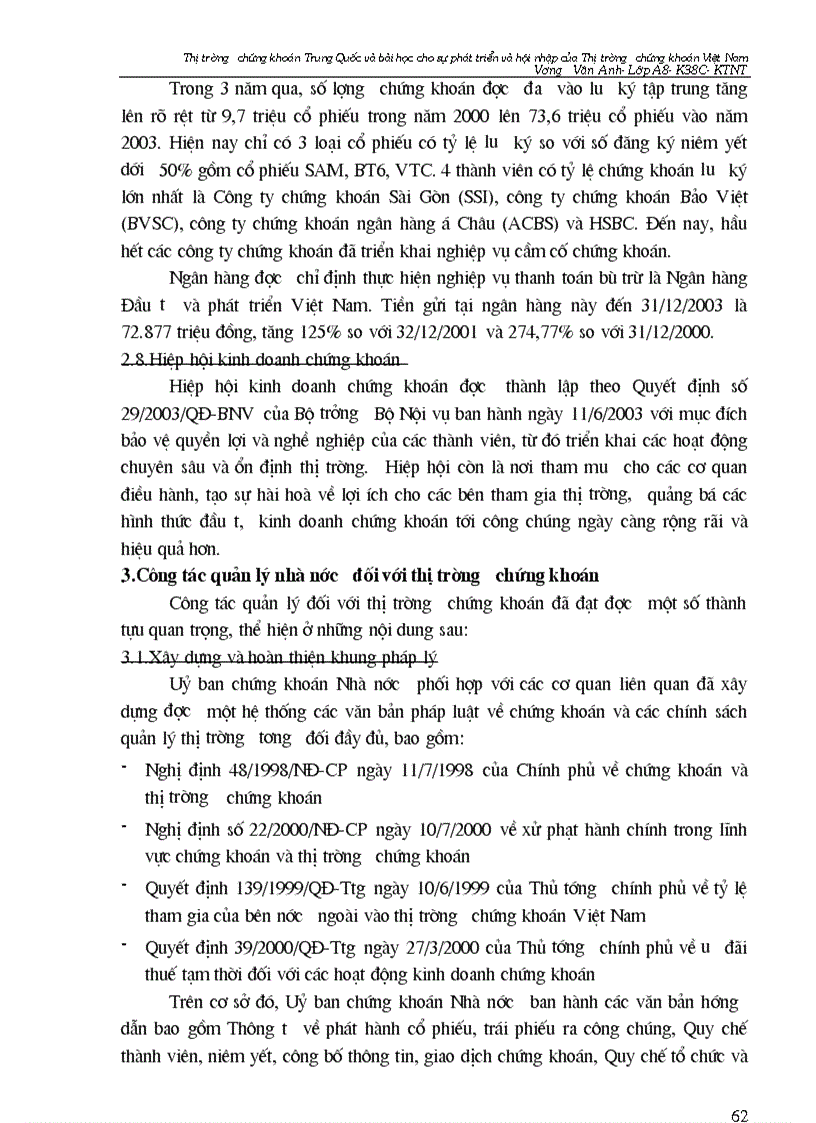 image for page Thị trường chứng khoán trung quốc và bài học đối với sự phát triển và hội nhập của thị trường chứng khoán việt nam