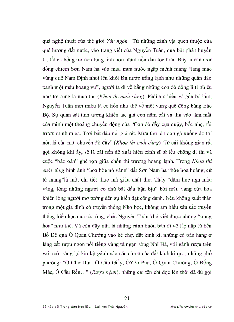 image for page Đặc sắc thể tài yêu ngôn trong sáng tác của Nguyễn Tuân