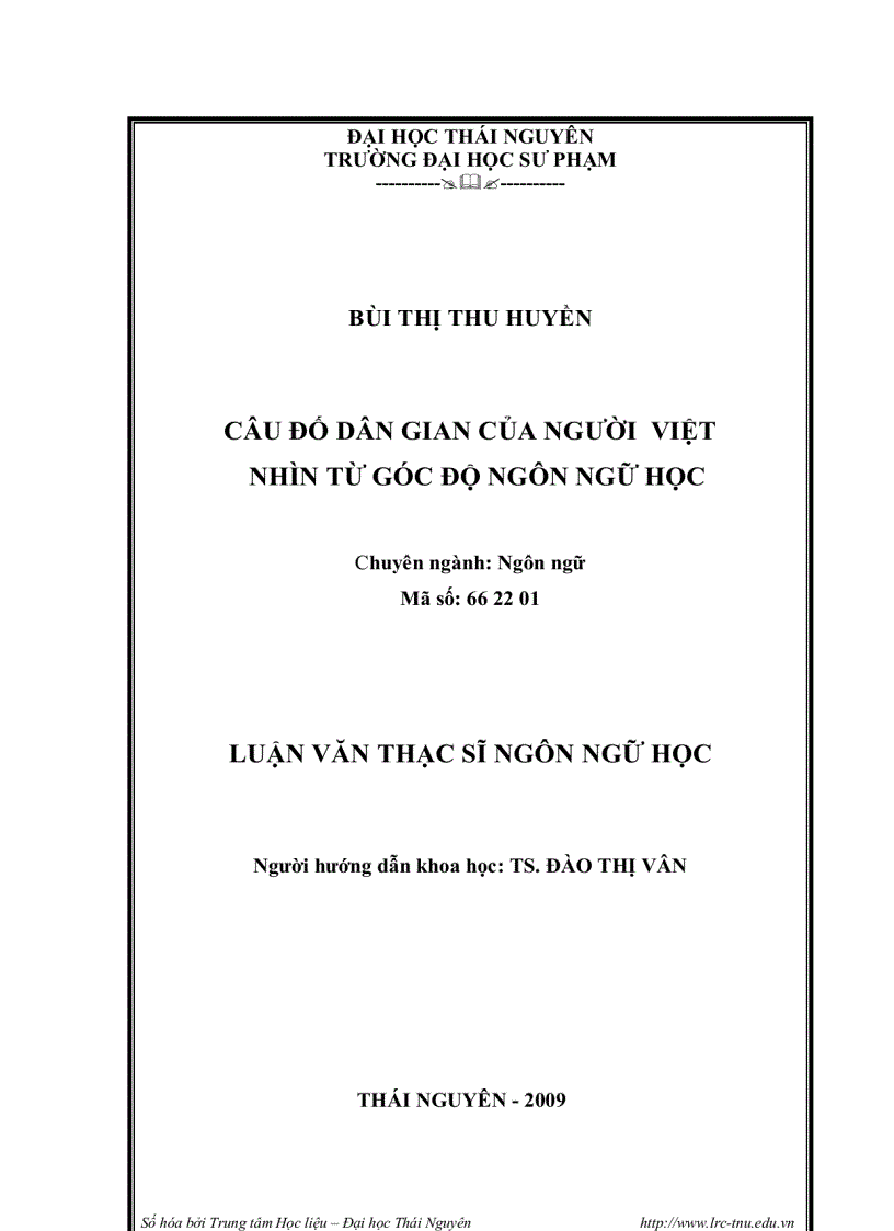 image for page Câu đố dân gian của người Việt nhìn từ góc độ ngôn ngữ học