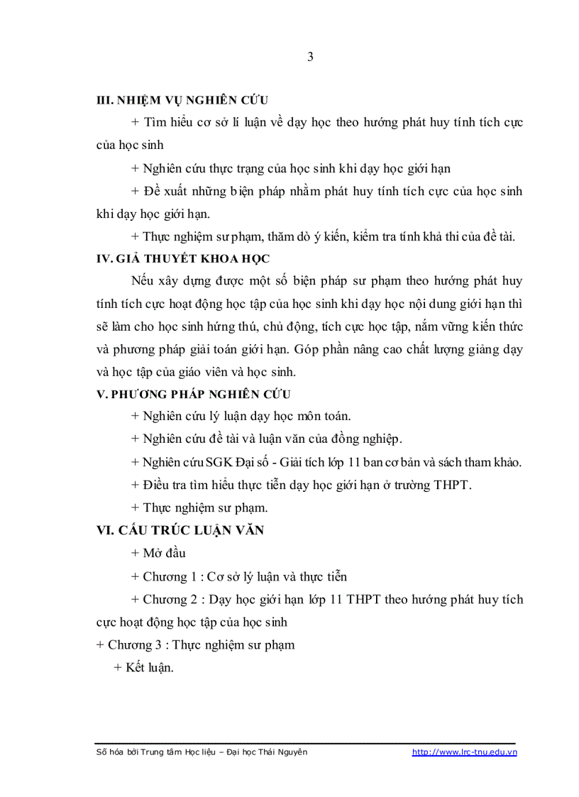 image for page Dạy học giới hạn ở lớp 11 THPT theo hướng phát huy tính tích cực hoạt động học tập của học sinh