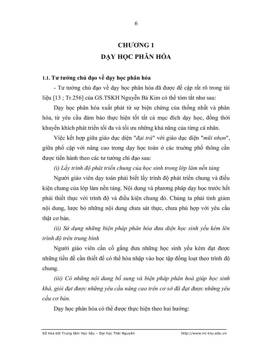 image for page Dạy học phân hoá qua tổ chức ôn tập một số chủ đề phương trình bất phương trình hệ phương trình vô tỉ trung học phổ thông