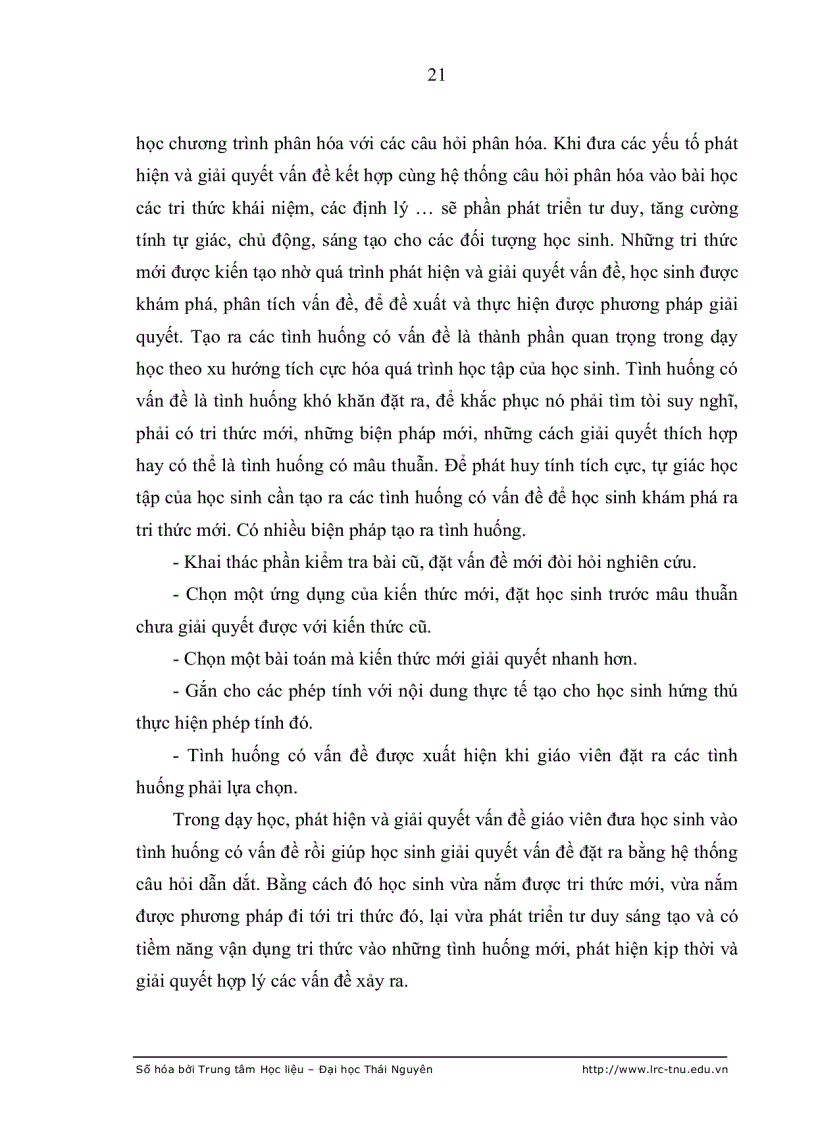 image for page Dạy học phân hoá qua tổ chức ôn tập một số chủ đề phương trình bất phương trình hệ phương trình vô tỉ trung học phổ thông