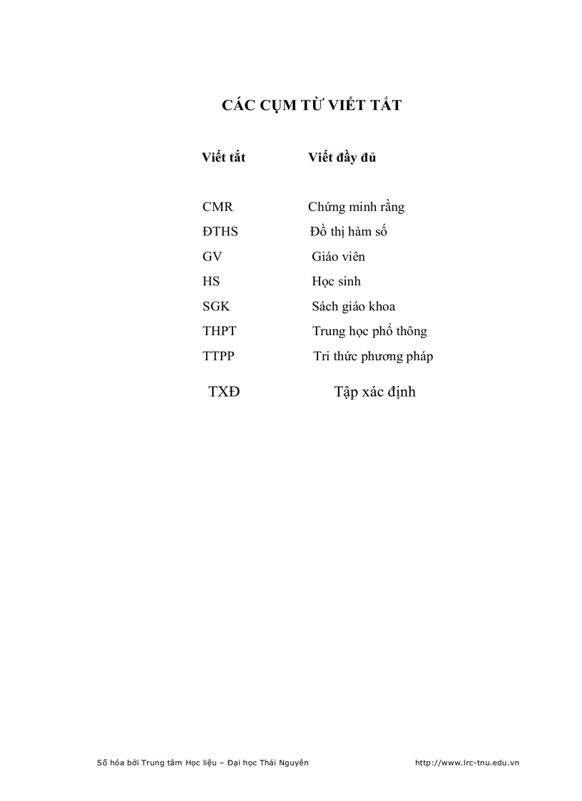 image for page Dạy học tri thức phương pháp cho học sinh qua chủ đề Giải toán có ứng dụng đạo hàm ở lớp 12 THPT