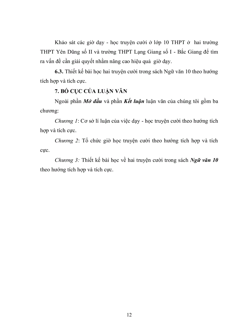 image for page Dạy học truyện cười trong sách giáo khoa ngữ Văn 10 theo hướng tích hợp và tích cực