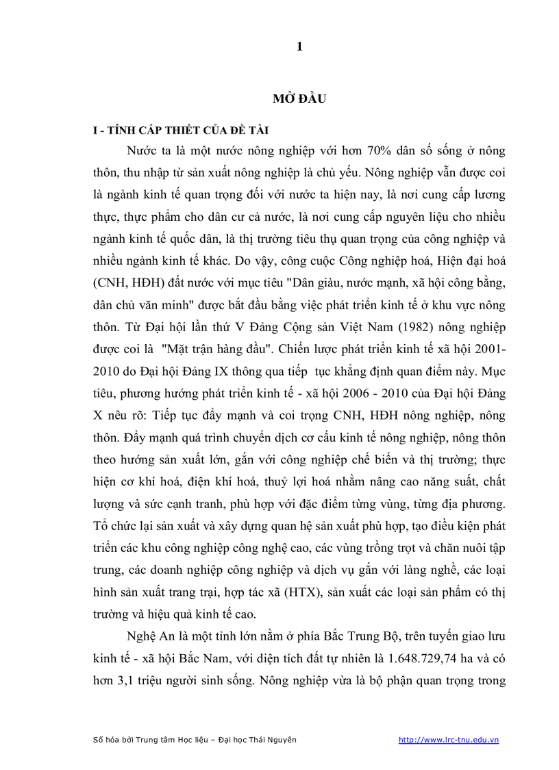 image for page Giải pháp chủ yếu chuyển dịch cơ cấu kinh tế nông nghiệp theo hướng sản xuất hàng hóa của tỉnh Nghệ An