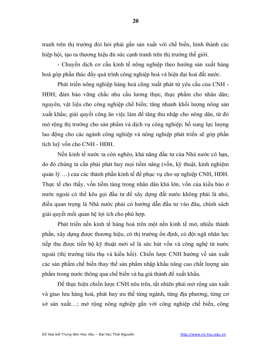 image for page Giải pháp chủ yếu chuyển dịch cơ cấu kinh tế nông nghiệp theo hướng sản xuất hàng hóa của tỉnh Nghệ An