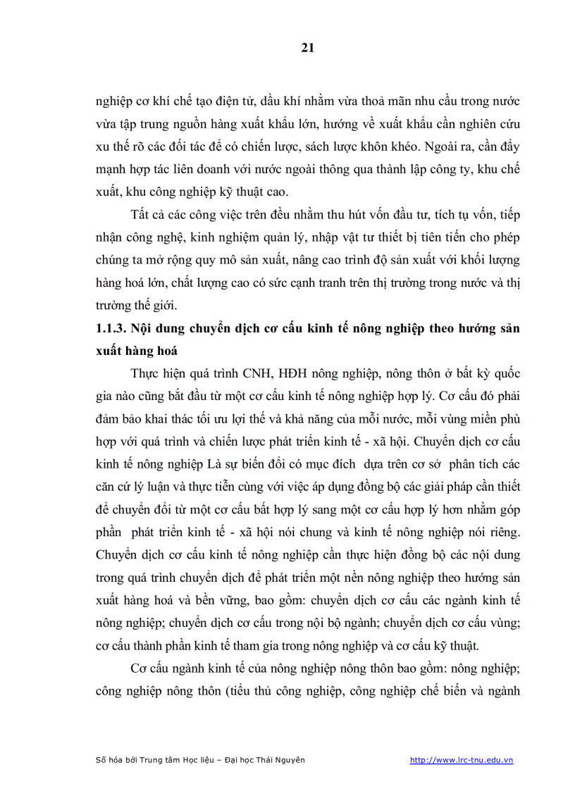 image for page Giải pháp chủ yếu chuyển dịch cơ cấu kinh tế nông nghiệp theo hướng sản xuất hàng hóa của tỉnh Nghệ An