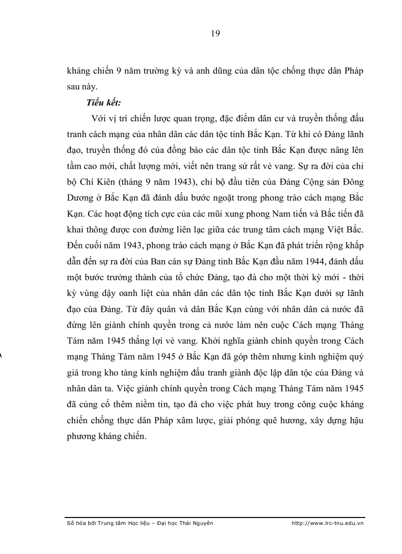 image for page Hậu phương bắc kạn trong kháng chiến chống thực dân pháp 1945 1954