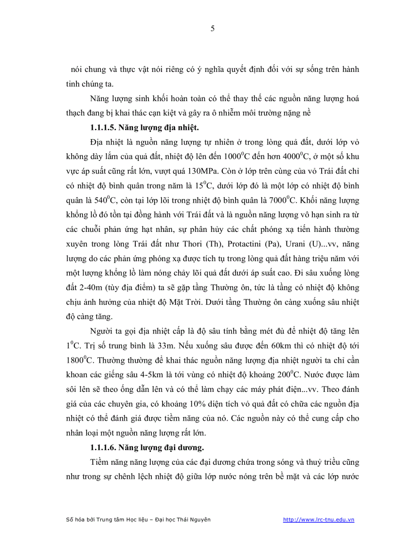 image for page Điều tra đánh giá tiềm năng và khả năng đóng góp của các nguồn NLM TT trên địa bàn tỉnh Thái Nguyên vào lưới điện của tỉnh