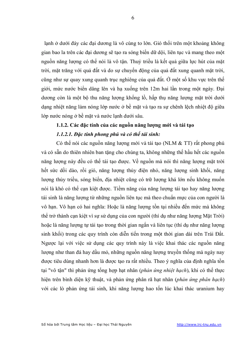 image for page Điều tra đánh giá tiềm năng và khả năng đóng góp của các nguồn NLM TT trên địa bàn tỉnh Thái Nguyên vào lưới điện của tỉnh