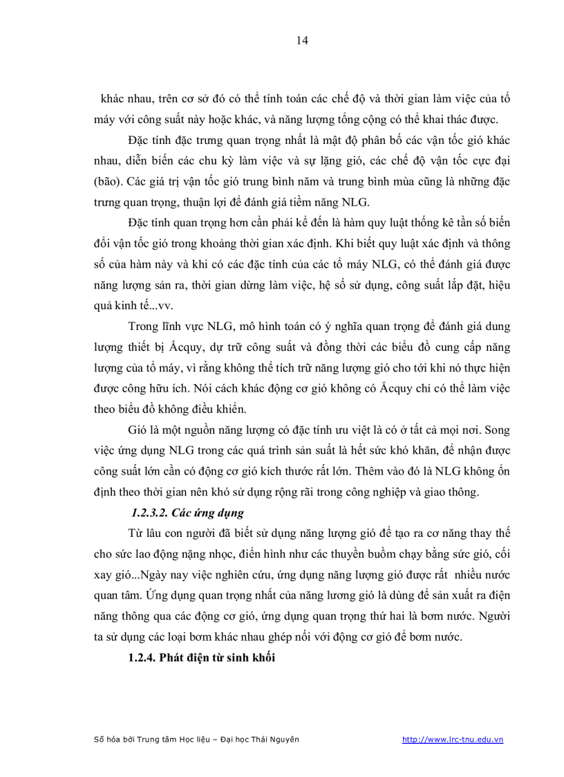 image for page Điều tra đánh giá tiềm năng và khả năng đóng góp của các nguồn NLM TT trên địa bàn tỉnh Thái Nguyên vào lưới điện của tỉnh