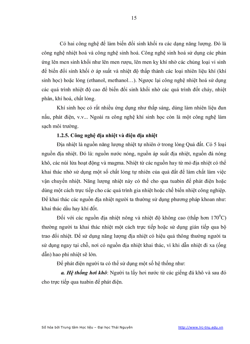 image for page Điều tra đánh giá tiềm năng và khả năng đóng góp của các nguồn NLM TT trên địa bàn tỉnh Thái Nguyên vào lưới điện của tỉnh