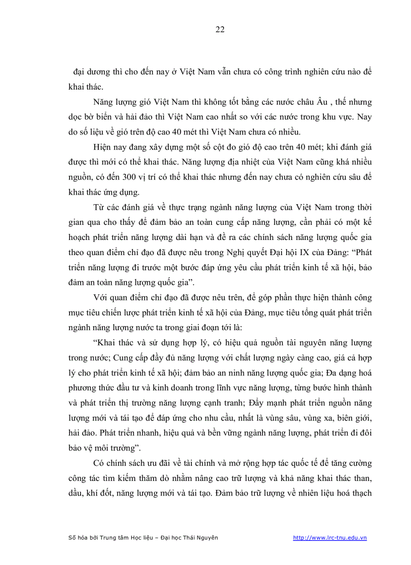 image for page Điều tra đánh giá tiềm năng và khả năng đóng góp của các nguồn NLM TT trên địa bàn tỉnh Thái Nguyên vào lưới điện của tỉnh