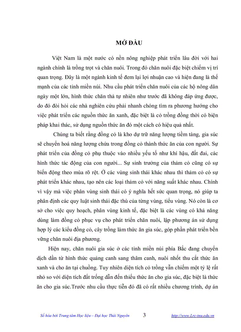 image for page Điều tra phân vùng Sinh thái và đánh giá thực trạng khai thác cây thức ăn Gia súc xã Hùng Sơn huyện Đại Từ Thái Nguyên