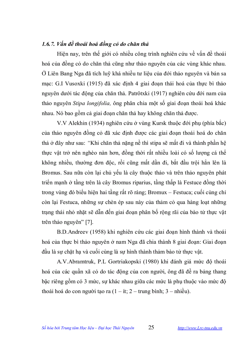 image for page Điều tra phân vùng Sinh thái và đánh giá thực trạng khai thác cây thức ăn Gia súc xã Hùng Sơn huyện Đại Từ Thái Nguyên