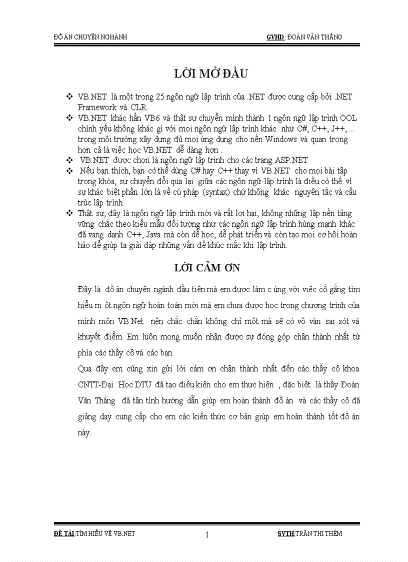 image for page Tìm hiểu về VB net