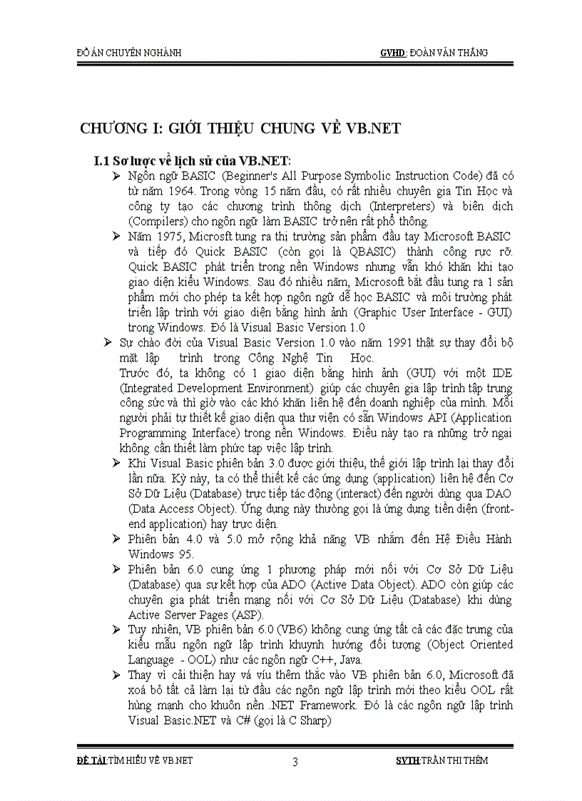 image for page Tìm hiểu về VB net