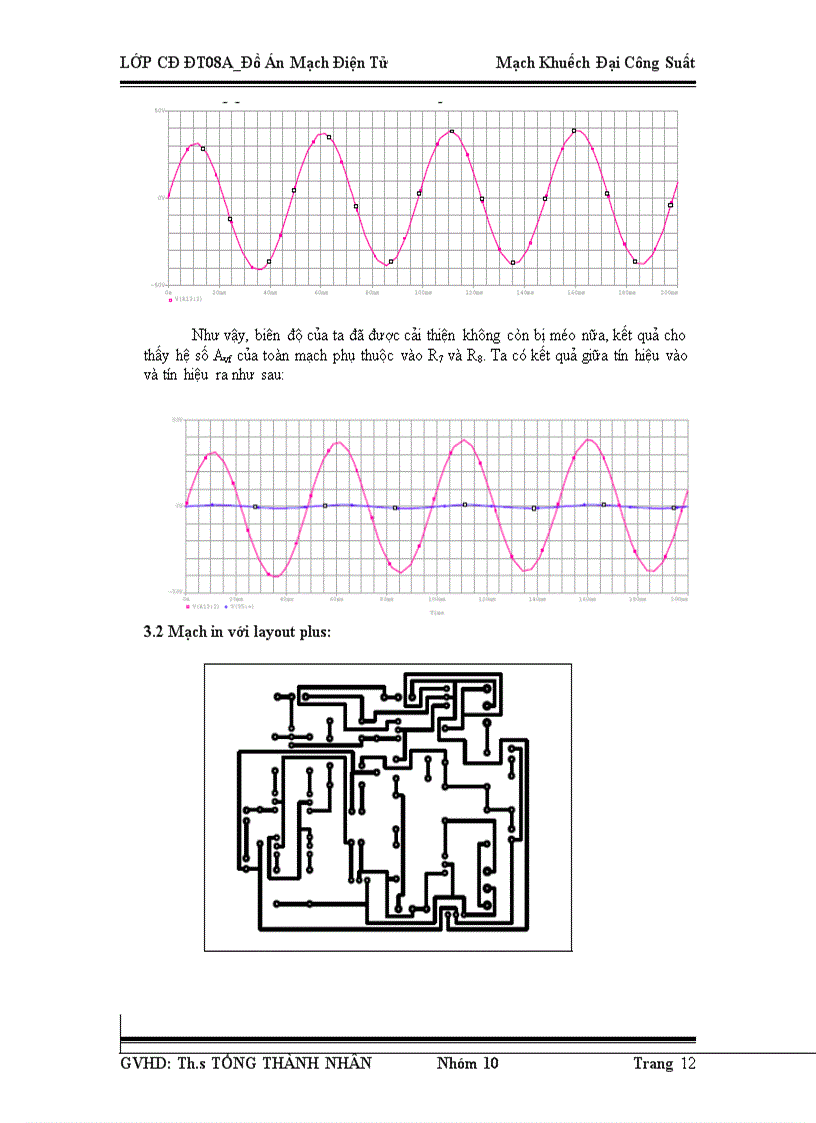 image for page Mạch Khuếch Đại Công Suất Âm Tần OCL 100W