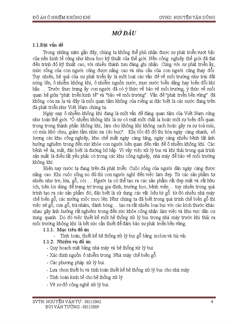 image for page Xử lý bụi gỗ bằng xiclon và túi vải