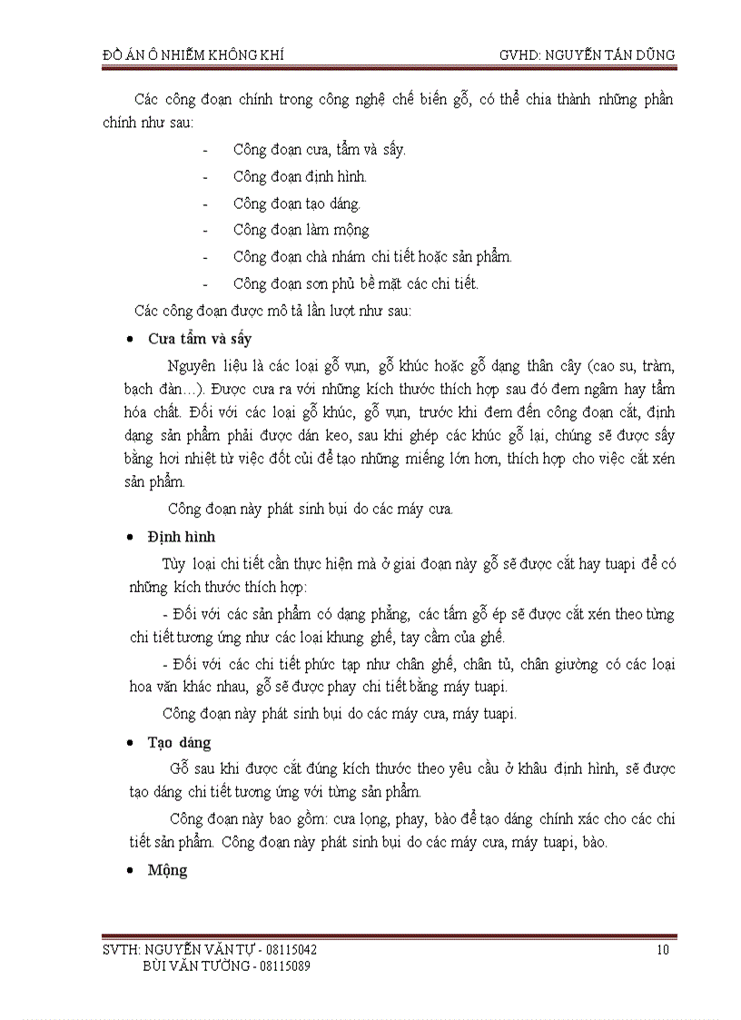 image for page Xử lý bụi gỗ bằng xiclon và túi vải