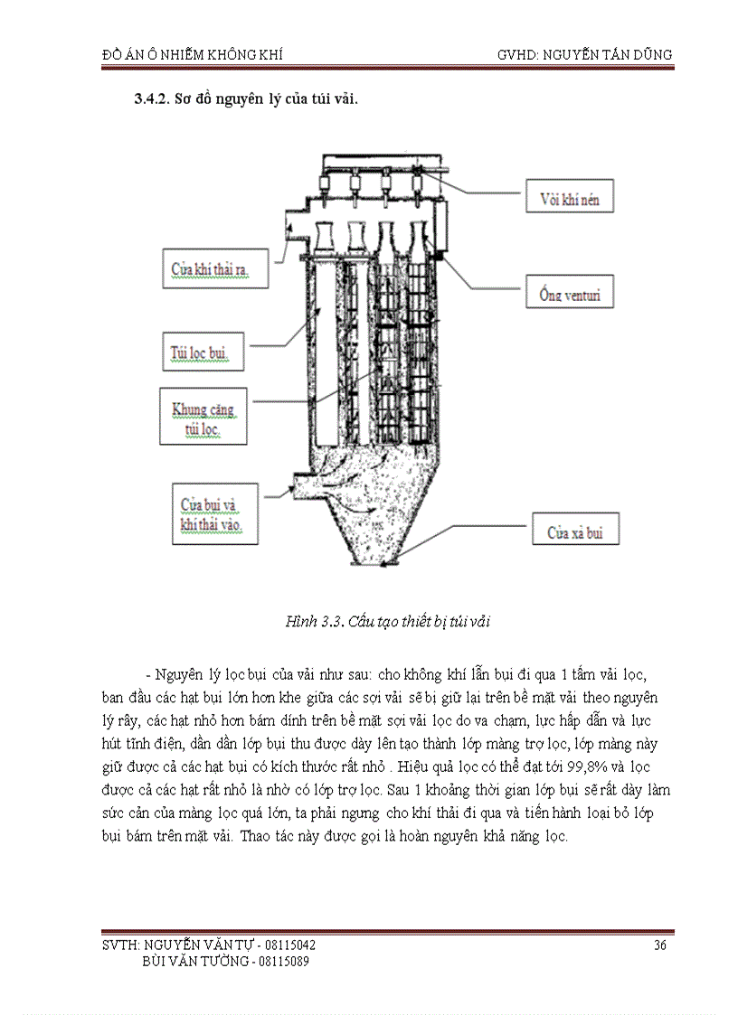 image for page Xử lý bụi gỗ bằng xiclon và túi vải