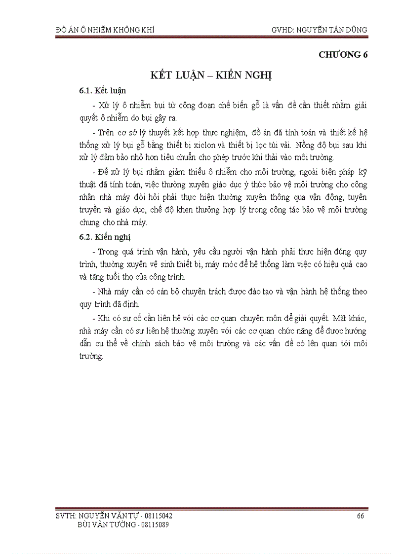 image for page Xử lý bụi gỗ bằng xiclon và túi vải