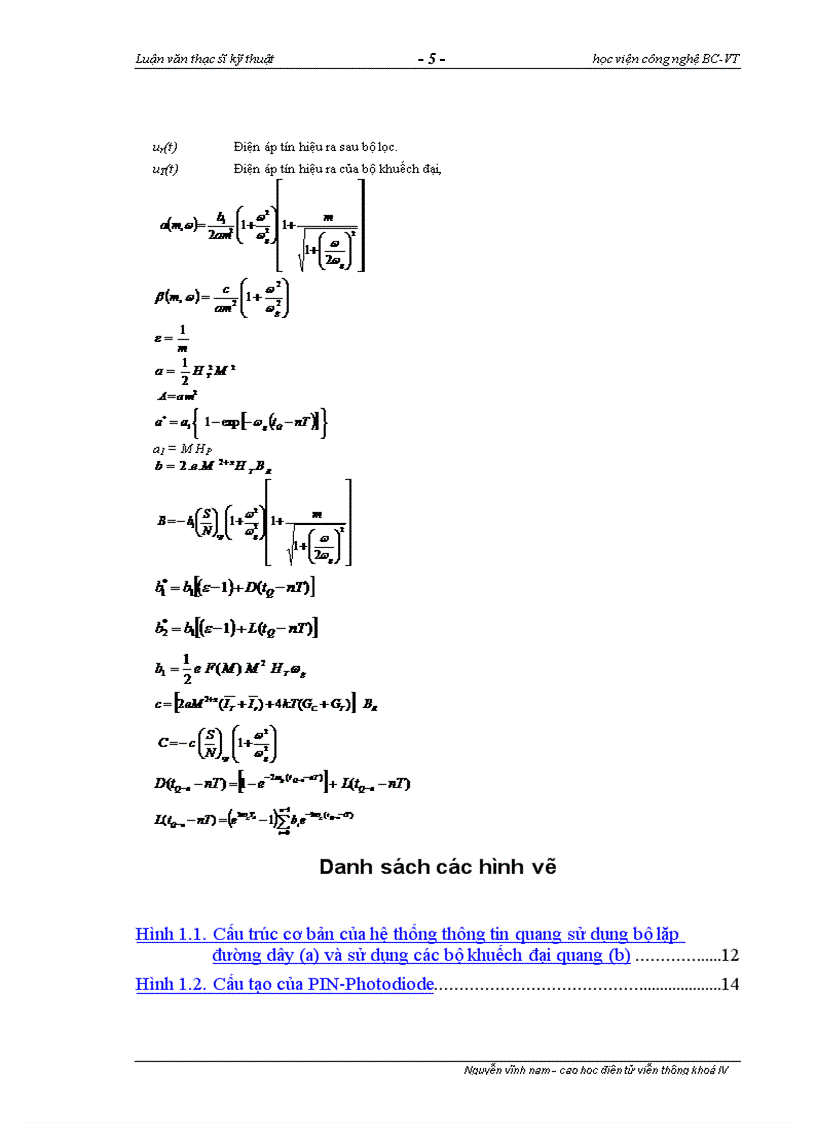 image for page Nghiên cứu miền công tác của các photodiode trong hệ thống thông tin quang tốc độ cao
