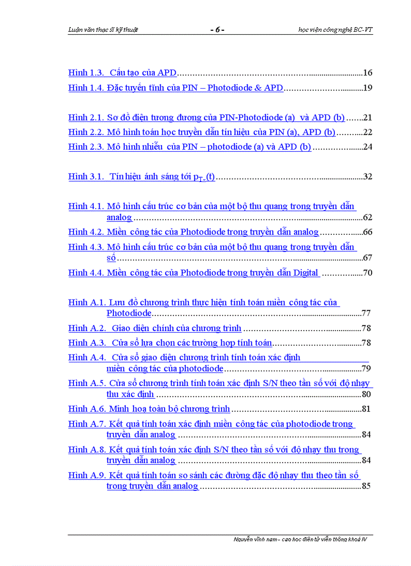 image for page Nghiên cứu miền công tác của các photodiode trong hệ thống thông tin quang tốc độ cao