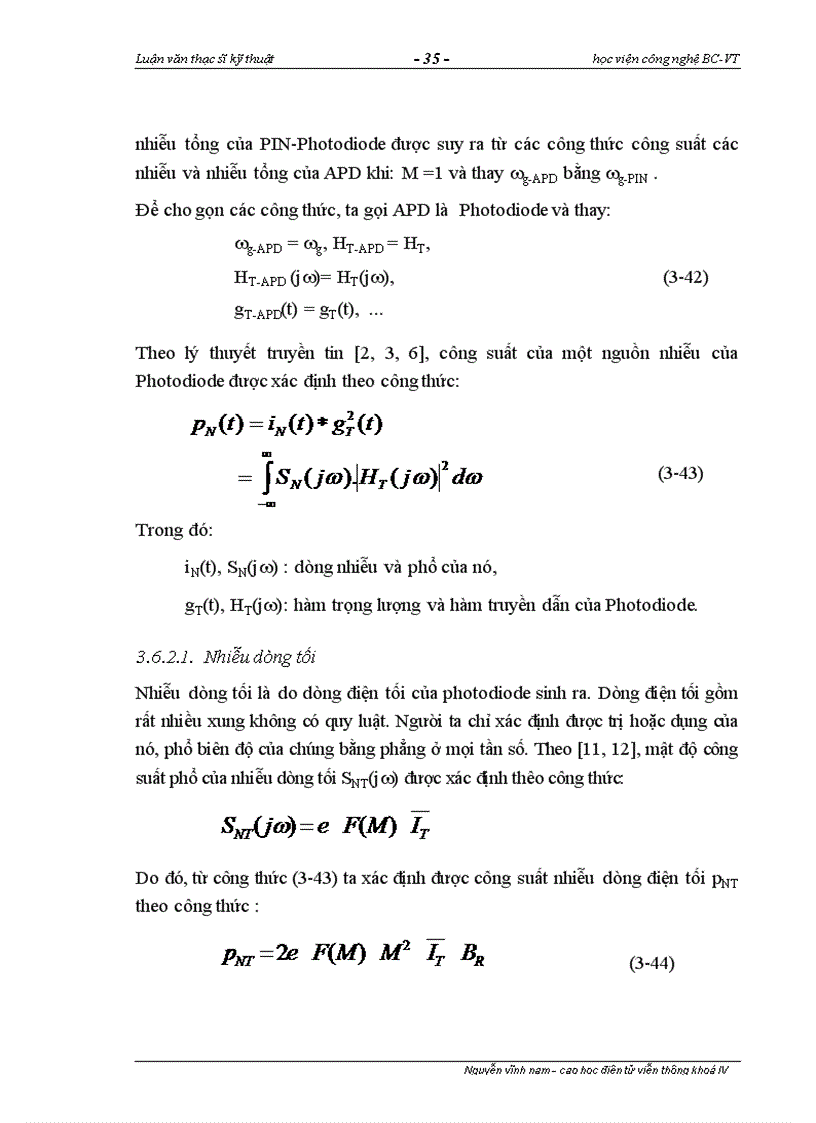 image for page Nghiên cứu miền công tác của các photodiode trong hệ thống thông tin quang tốc độ cao