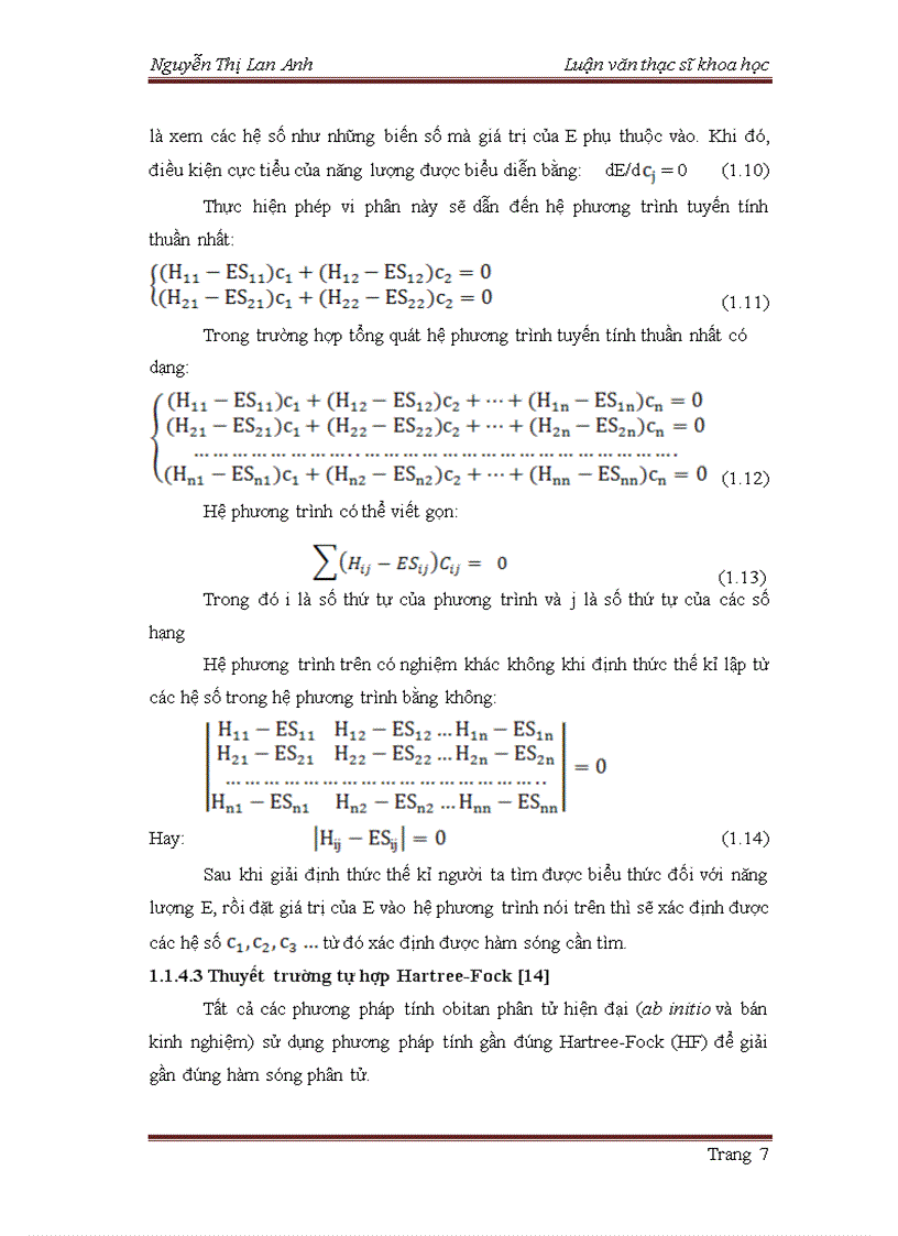 image for page Kiểm chứng quy luật thế vào phân tử anilin và nitrobenzen bằng lý thuyết Hoá học lượng tử