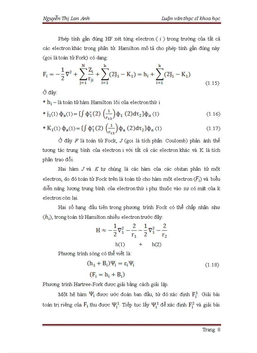 image for page Kiểm chứng quy luật thế vào phân tử anilin và nitrobenzen bằng lý thuyết Hoá học lượng tử