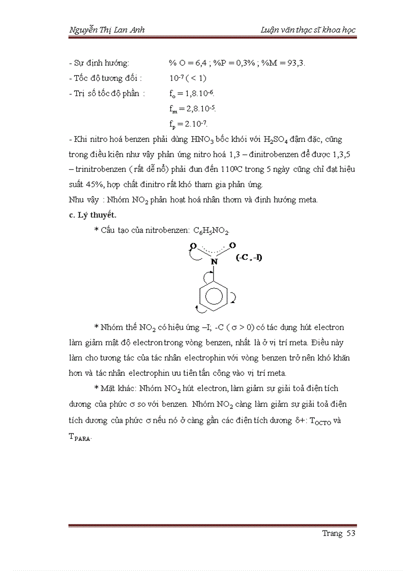 image for page Kiểm chứng quy luật thế vào phân tử anilin và nitrobenzen bằng lý thuyết Hoá học lượng tử