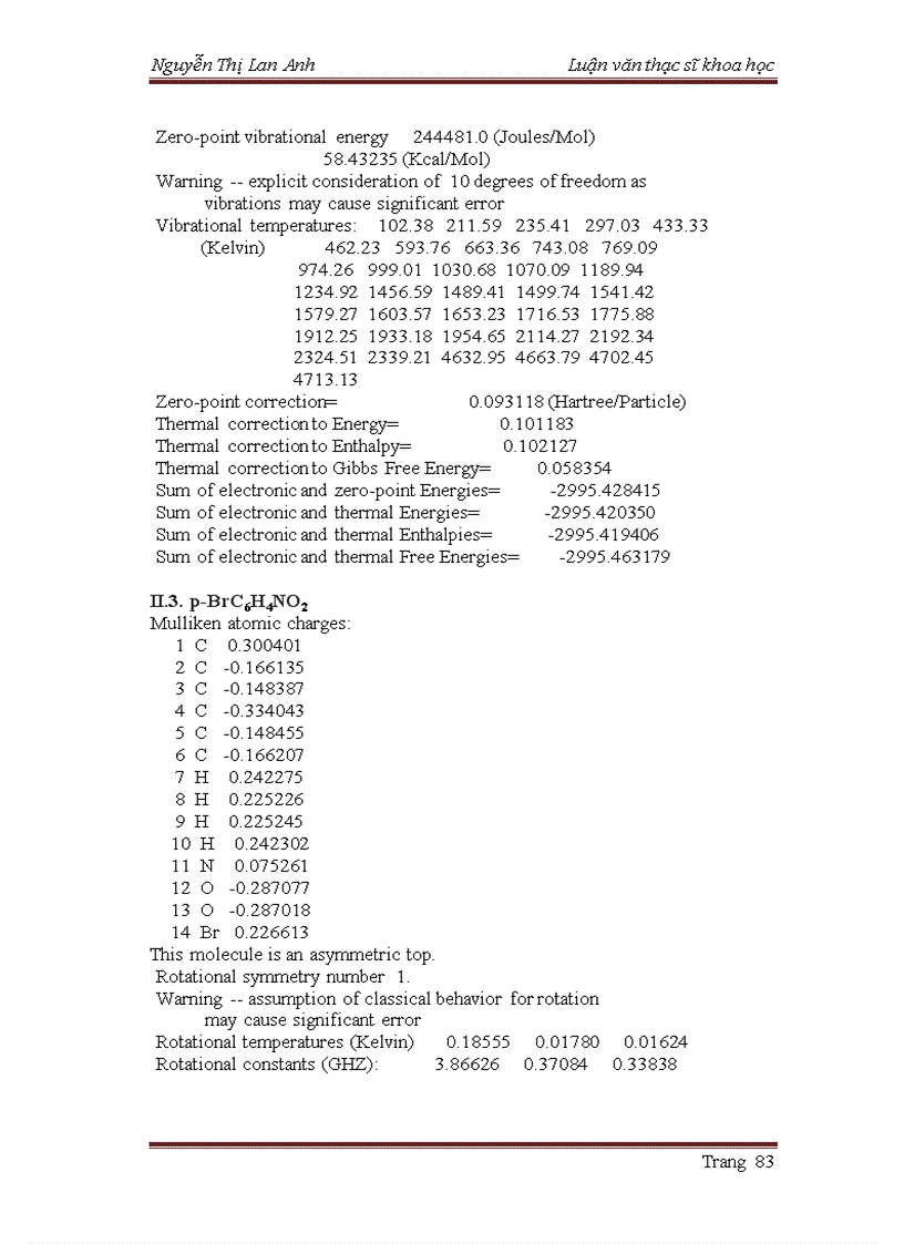 image for page Kiểm chứng quy luật thế vào phân tử anilin và nitrobenzen bằng lý thuyết Hoá học lượng tử