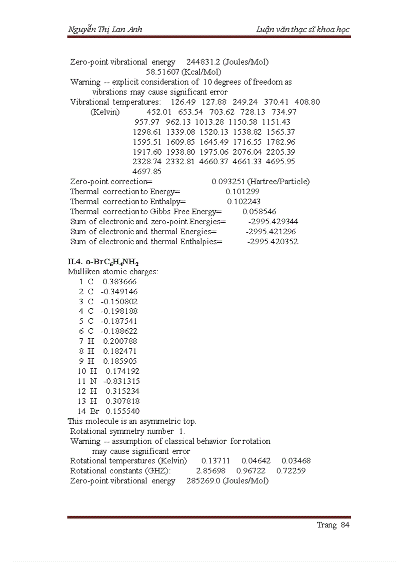 image for page Kiểm chứng quy luật thế vào phân tử anilin và nitrobenzen bằng lý thuyết Hoá học lượng tử