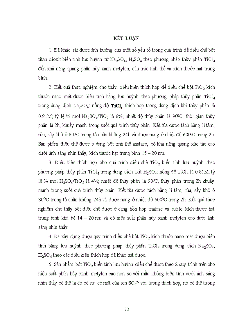image for page Nghiên cứu điều chế khảo sát cấu trúc và tính chất TiO2 kích thước nano mét được biến tính bằng lưu huỳnh