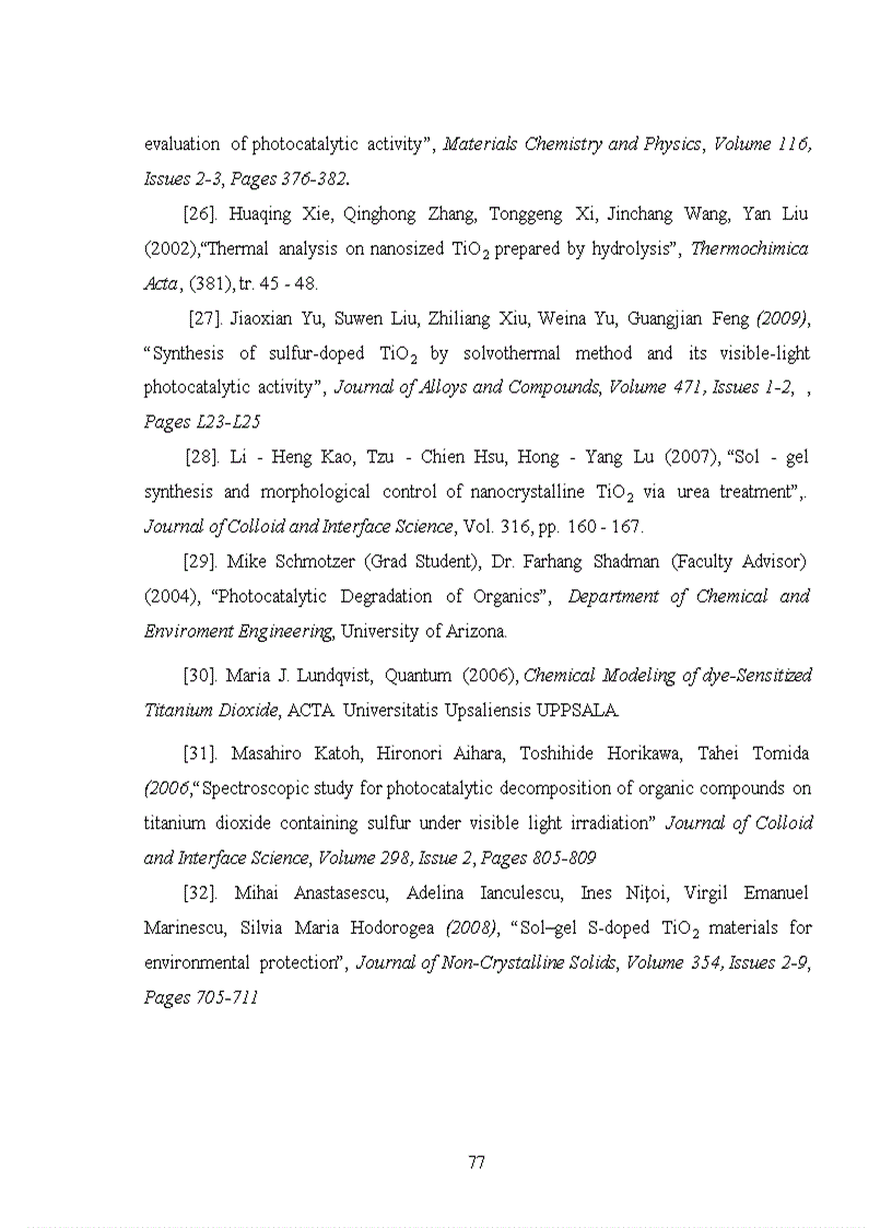 image for page Nghiên cứu điều chế khảo sát cấu trúc và tính chất TiO2 kích thước nano mét được biến tính bằng lưu huỳnh