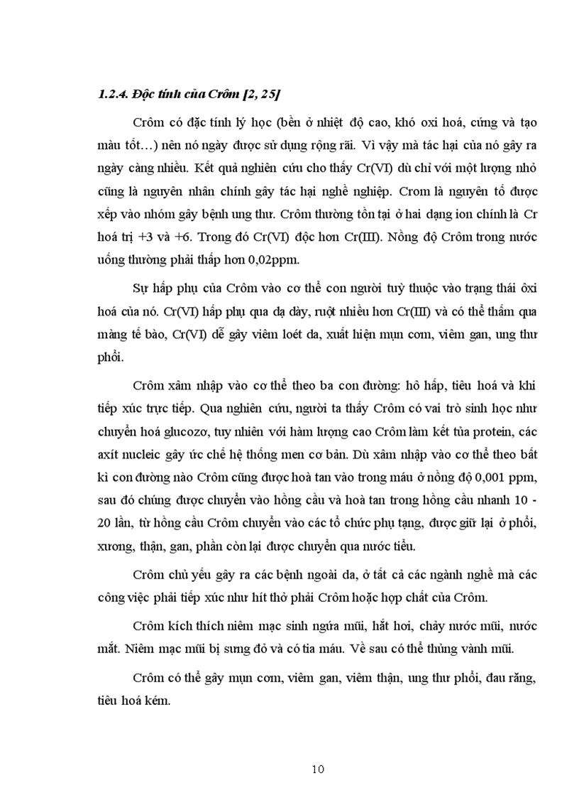 image for page Nghiên cứu tách làm giàu xác định lượng vết Cr III và Cr VI trong nước bằng kỹ thuật chiết pha rắn và phương pháp quang phổ