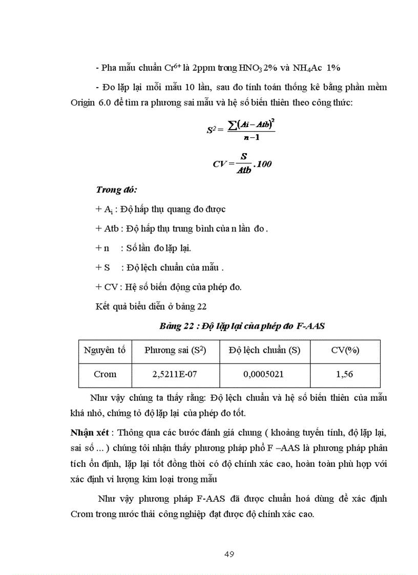 image for page Nghiên cứu tách làm giàu xác định lượng vết Cr III và Cr VI trong nước bằng kỹ thuật chiết pha rắn và phương pháp quang phổ