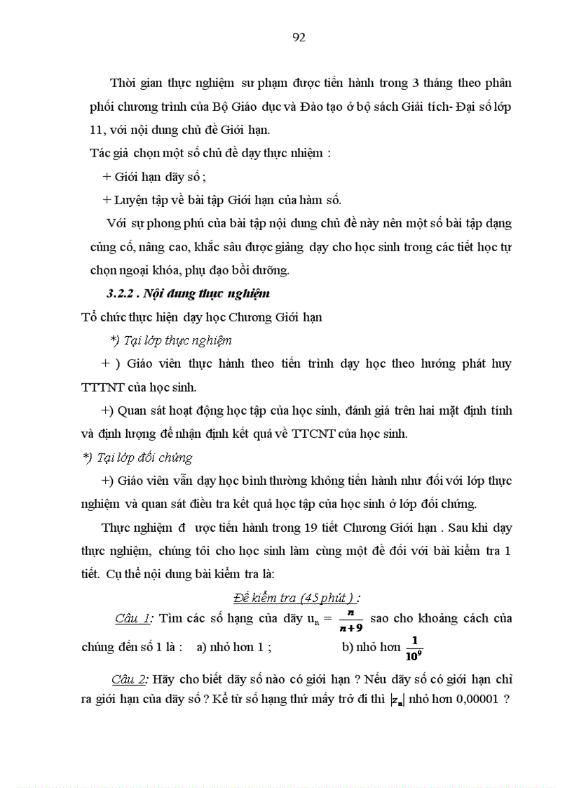image for page Quan điểm Giải tích về các cách tiếp cận khái niệm Giới hạn và việc phát huy TTCNT của học sinh trong dạy học chủ đề Giới hạn ở bậc THPT