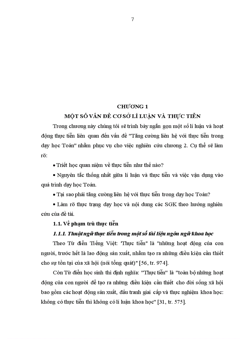 image for page Tăng cường liên hệ với thực tiễn trong quá trình dạy học một số chủ đề giải tích ở trường trung học phổ thông