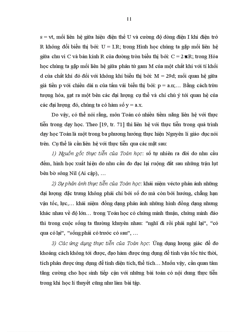 image for page Tăng cường liên hệ với thực tiễn trong quá trình dạy học một số chủ đề giải tích ở trường trung học phổ thông