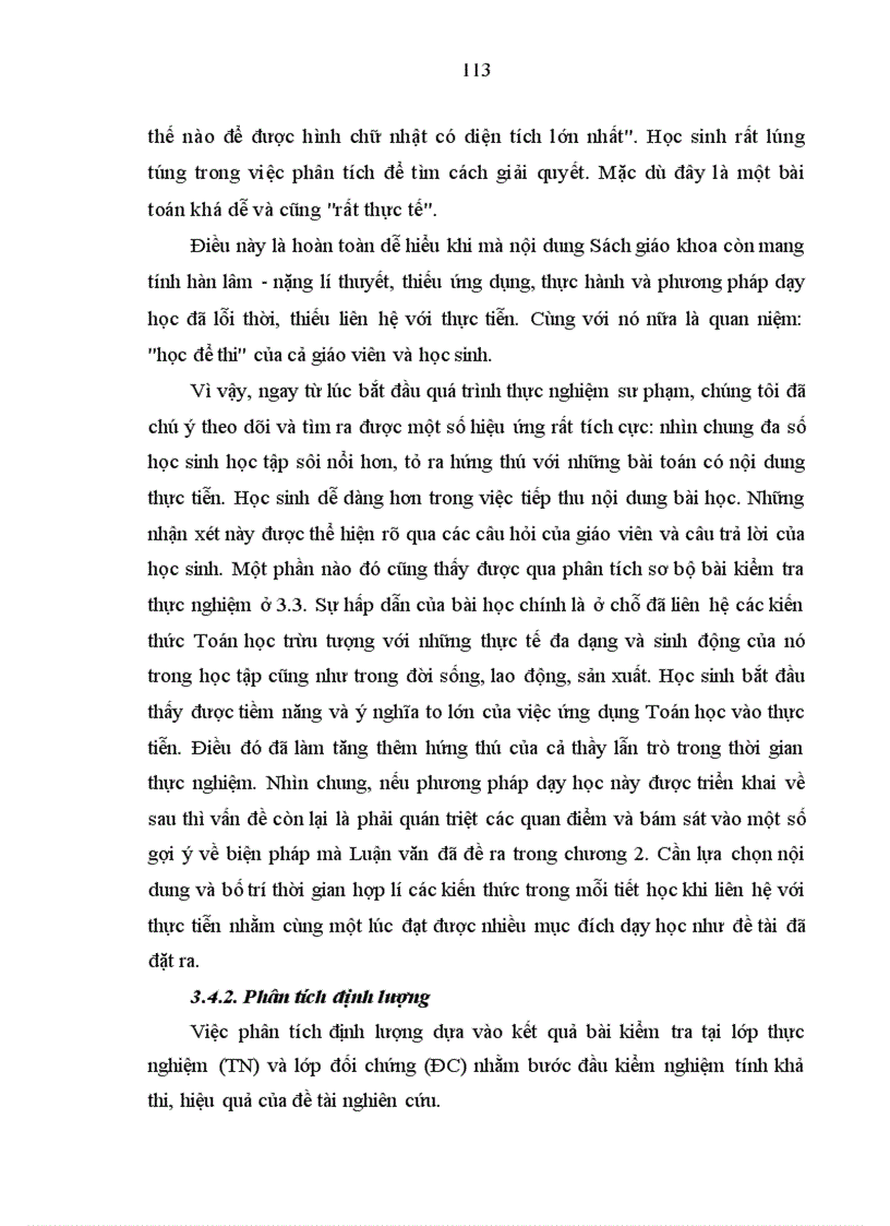 image for page Tăng cường liên hệ với thực tiễn trong quá trình dạy học một số chủ đề giải tích ở trường trung học phổ thông