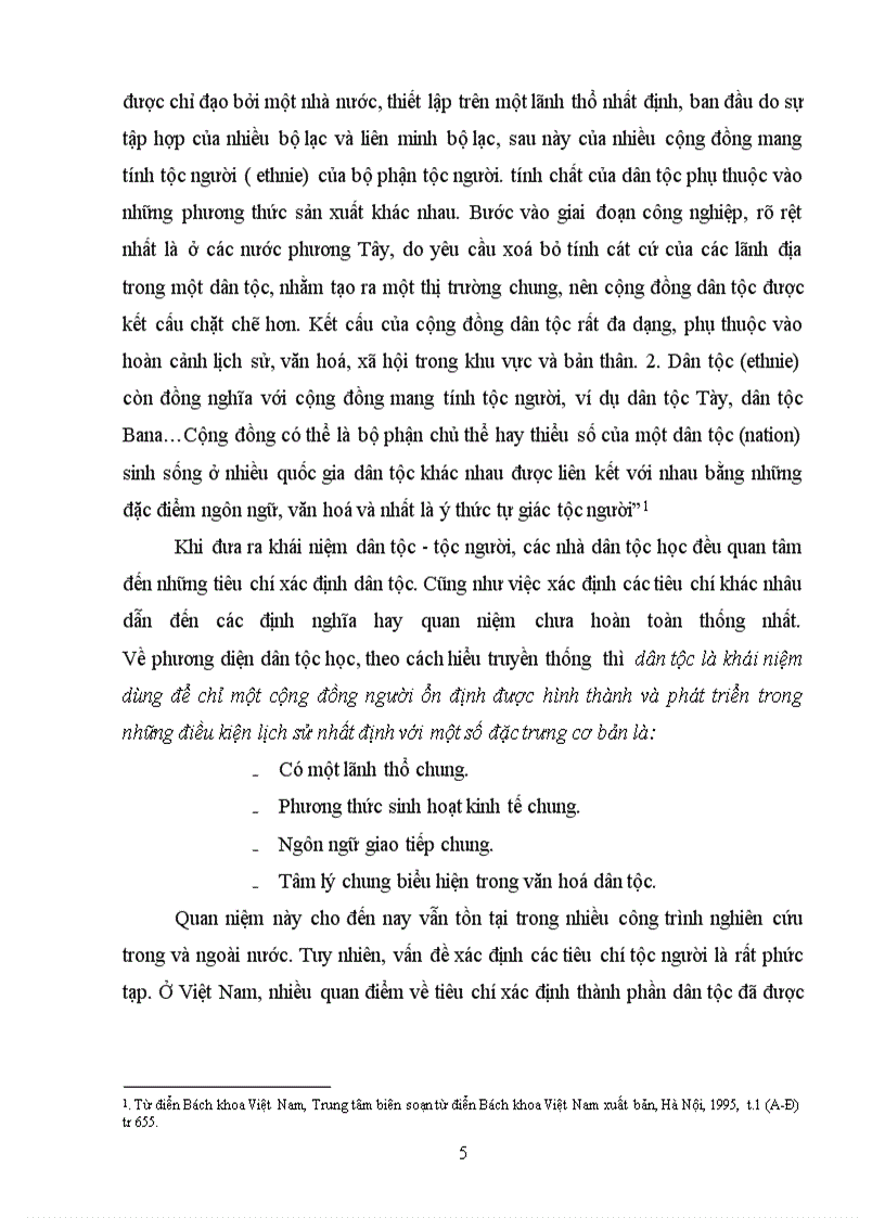 image for page Dân tộc và đặc điểm mối quan hệ dân tộc ở Việt Nam hiện nay